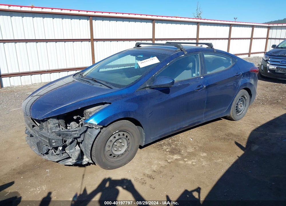 2016 HYUNDAI ELANTRA SE VIN: 5NPDH4AE0GH701355