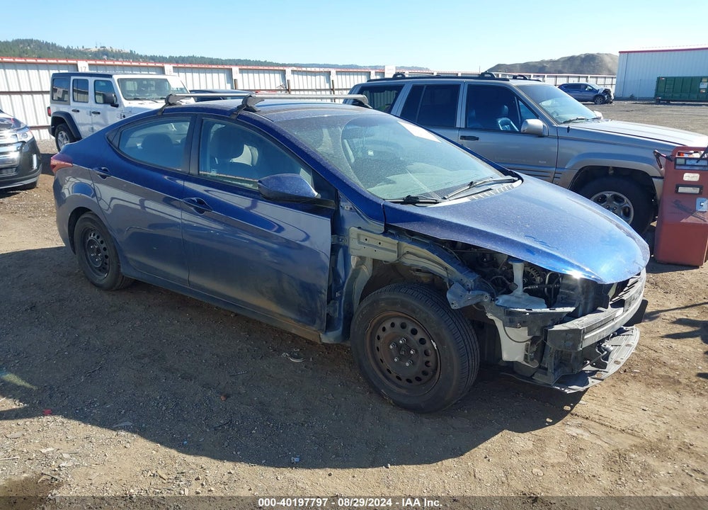 2016 HYUNDAI ELANTRA SE VIN: 5NPDH4AE0GH701355