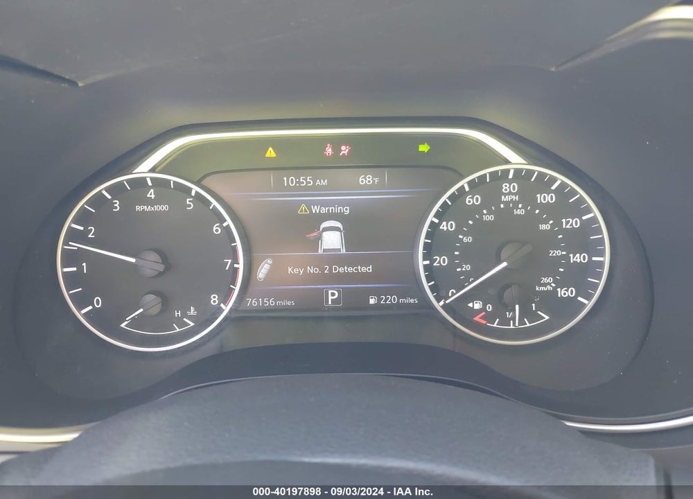 2022 NISSAN MAXIMA SV XTRONIC CVT VIN: 1N4AA6CV8NC503766
