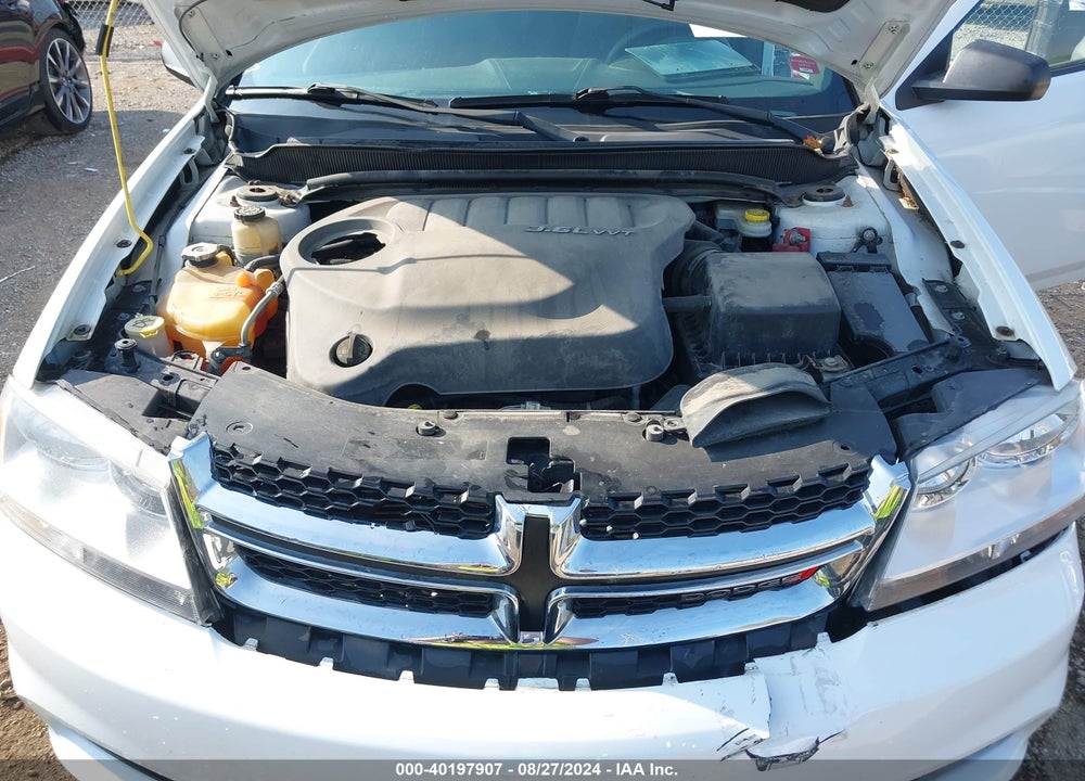 2012 DODGE AVENGER SE VIN: 1C3CDZAG0CN255860