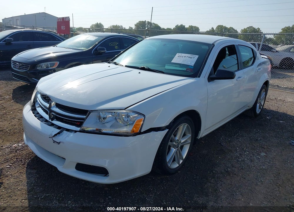 2012 DODGE AVENGER SE VIN: 1C3CDZAG0CN255860