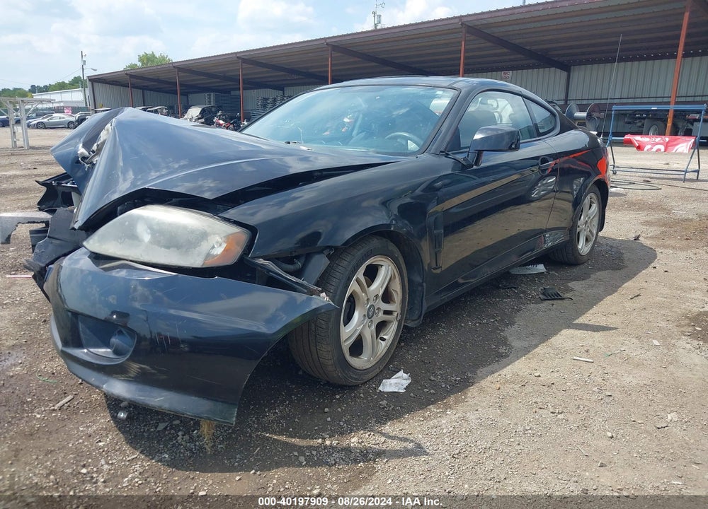 2005 HYUNDAI TIBURON GS VIN: KMHHM65D55U187530