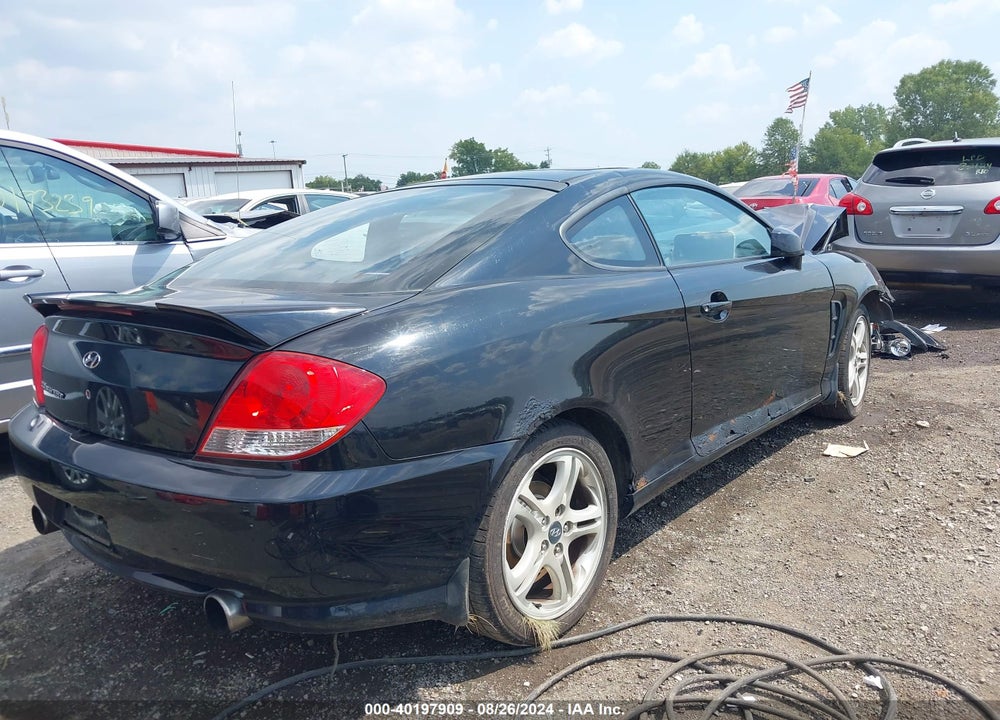 2005 HYUNDAI TIBURON GS VIN: KMHHM65D55U187530