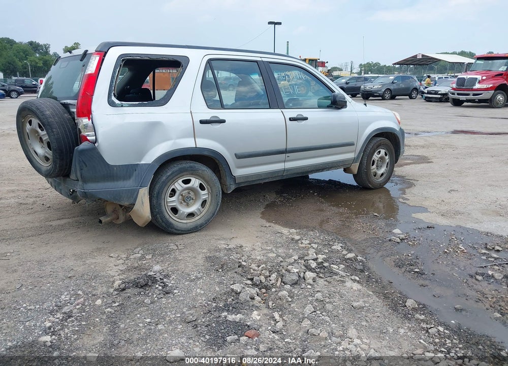 2006 HONDA CR-V LX VIN: SHSRD78516U438033