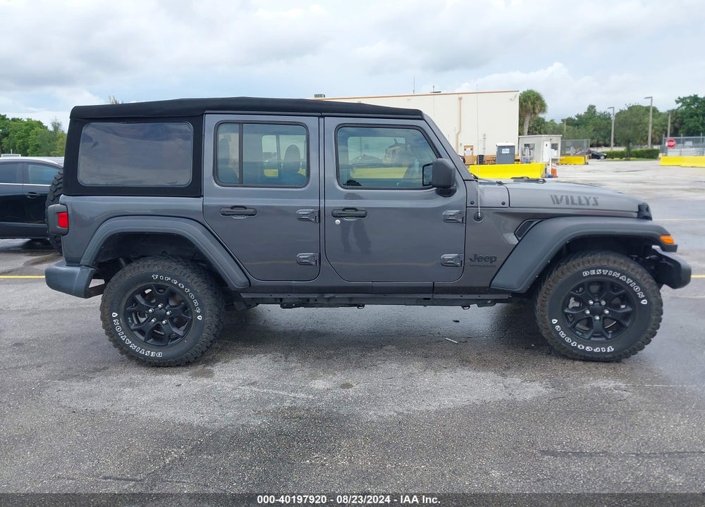 2022 ANGLER JEEP WR UNLIMITED WILLYS 4X4 VIN: 1C4HJXDM9NW129753