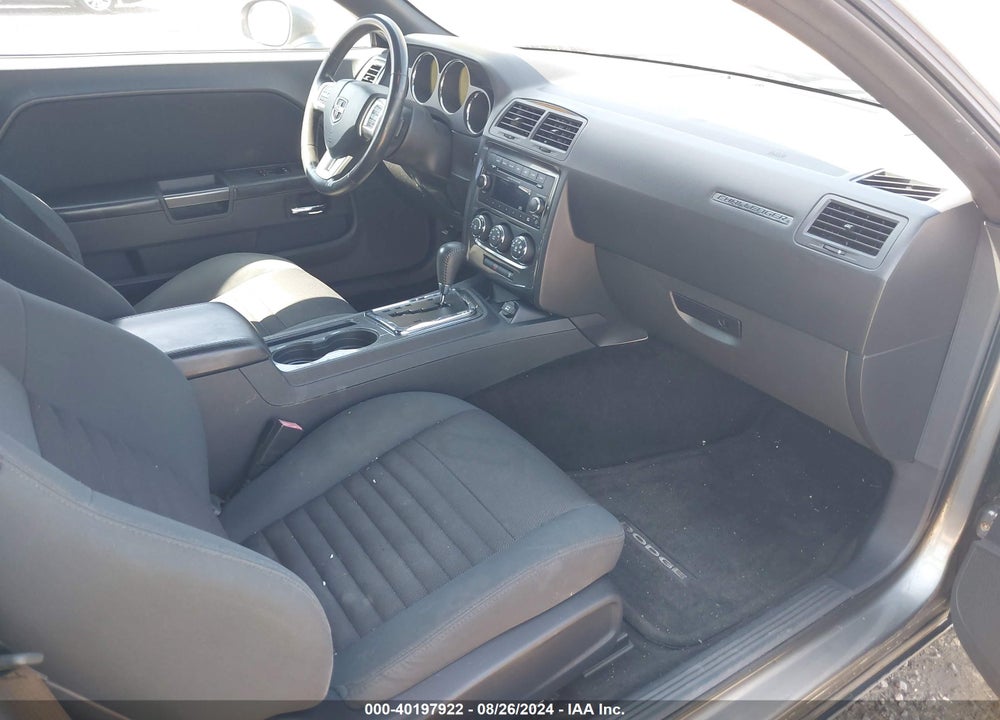 2012 DODGE CHALLENGER SXT VIN: 2C3CDYAGXCH206507