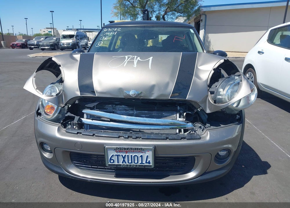 2012 MINI COOPER VIN: WMWSU3C53CT257059