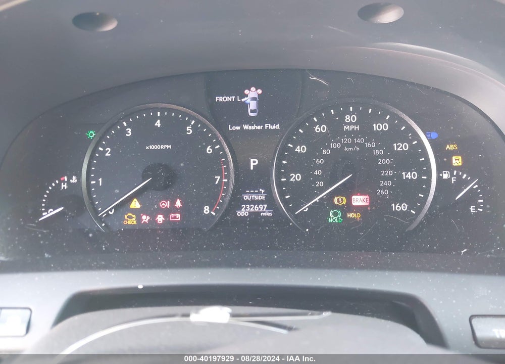 2013 LEXUS LS460 VIN: JTHBL5EF5D5124038