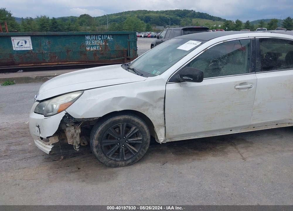 2012 SUBARU LEGACY 2.5I VIN: 4S3BMBA64C3035929
