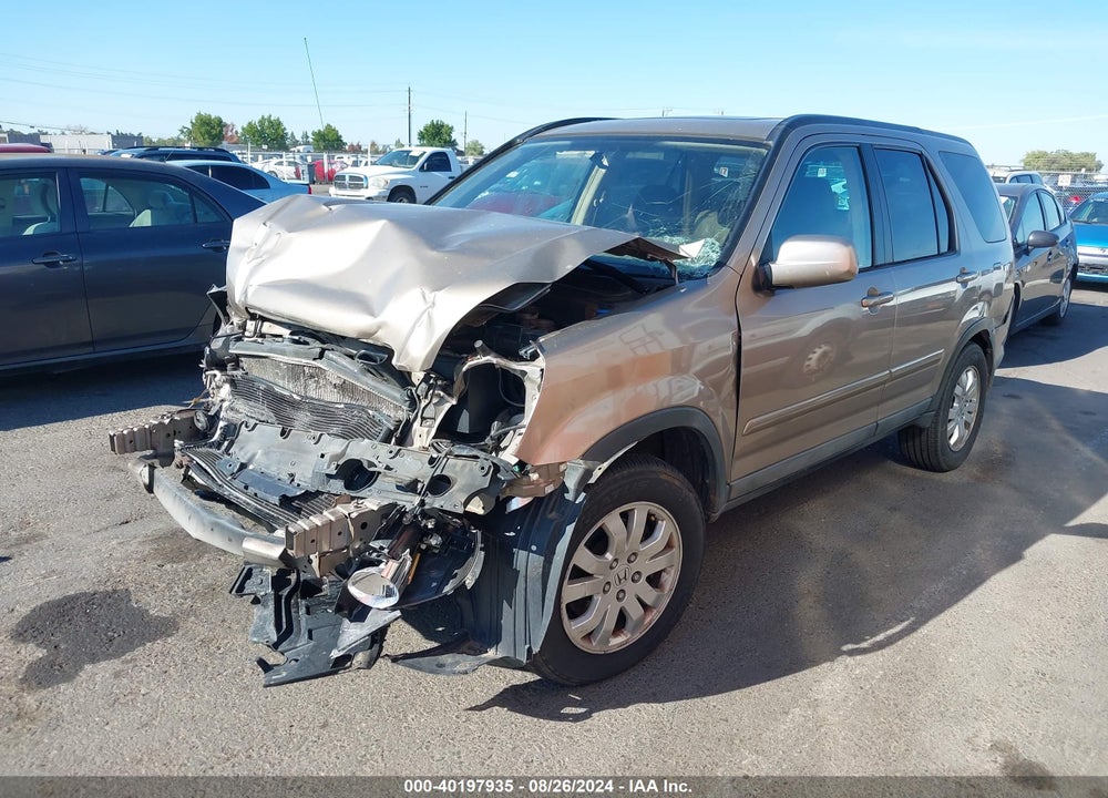 2005 HONDA CR-V SE VIN: SHSRD78925U318713