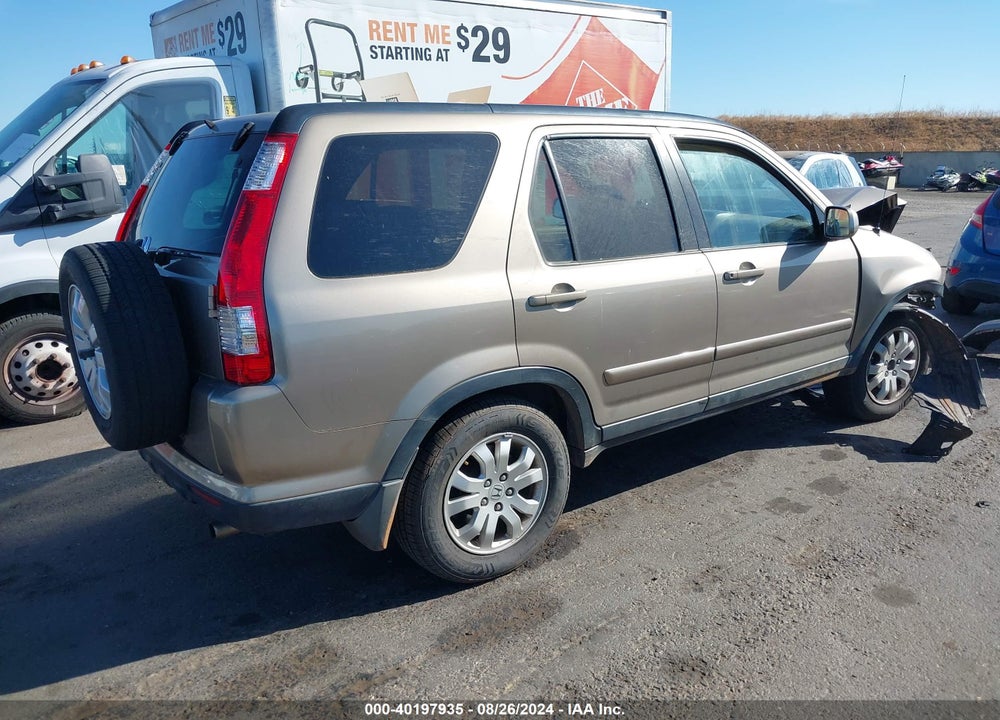 2005 HONDA CR-V SE VIN: SHSRD78925U318713