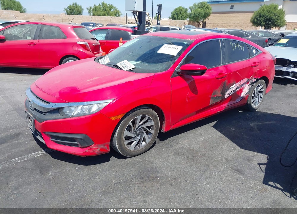 2016 HONDA CIVIC EX VIN: 2HGFC2F78GH542892