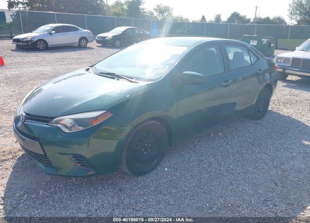 2015 TOYOTA COROLLA LE VIN: 2T1BURHE1FC281354