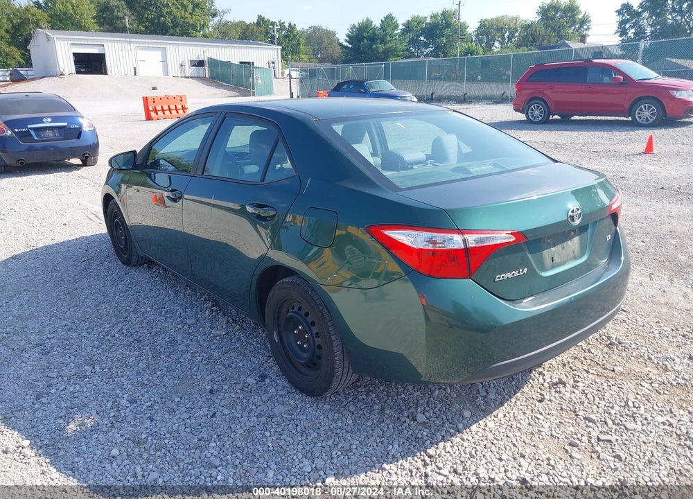 2015 TOYOTA COROLLA LE VIN: 2T1BURHE1FC281354