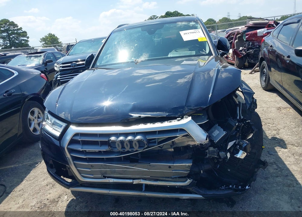2018 AUDI Q5 2.0T PREMIUM/2.0T TECH PREMIUM VIN: WA1BNAFY4J2208606