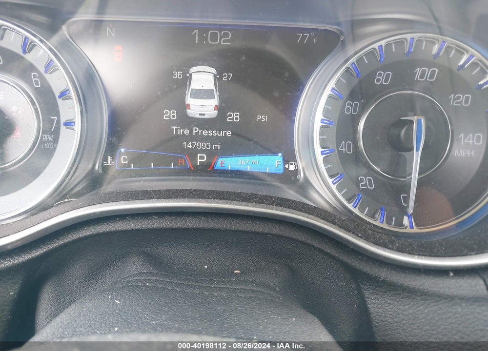 2016 CHRYSLER 300C VIN: 2C3CCAEG1GH268632