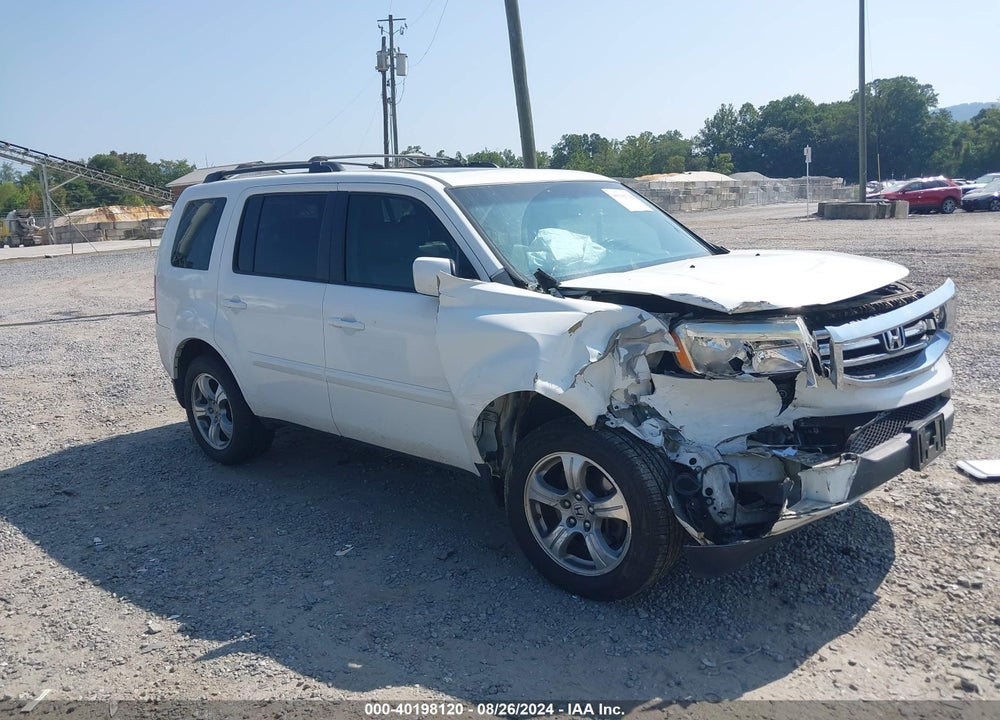 2013 HONDA PILOT EX-L VIN: 5FNYF4H5XDB053269