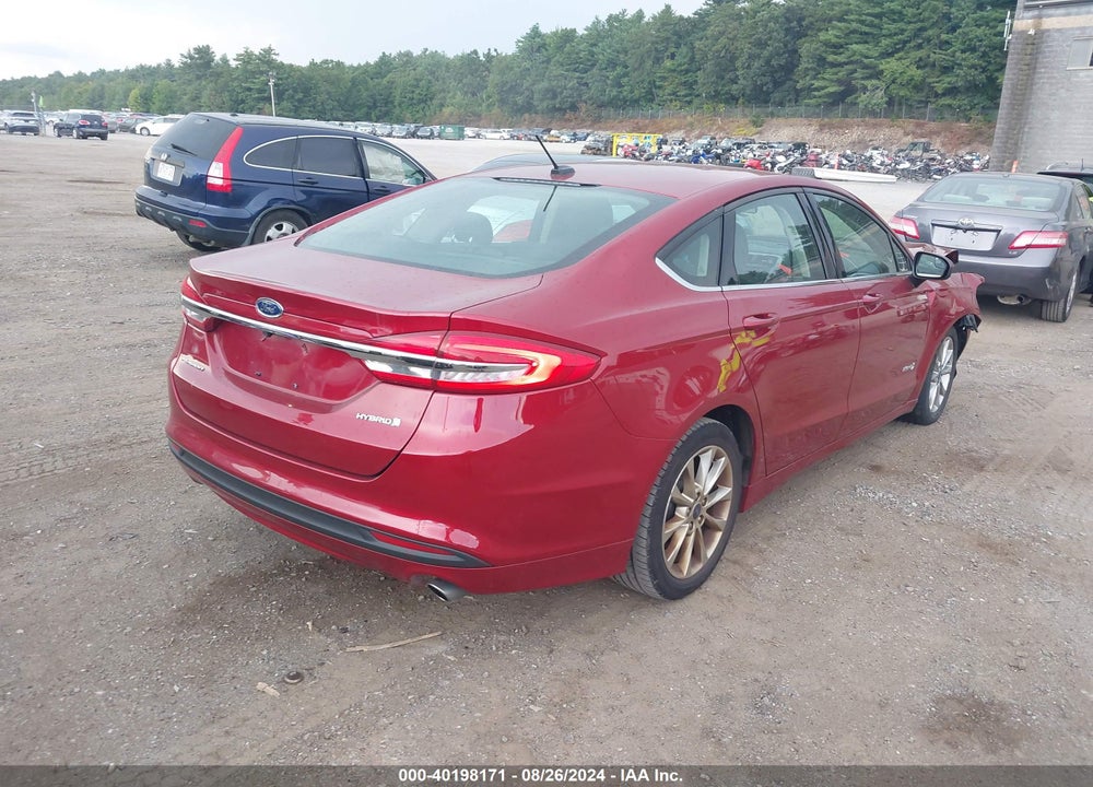 2017 FORD FUSION HYBRID SE VIN: 3FA6P0LU9HR381157