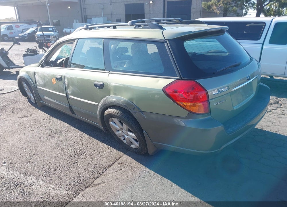 2006 SUBARU OUTBACK 2.5I VIN: 4S4BP61C567322810