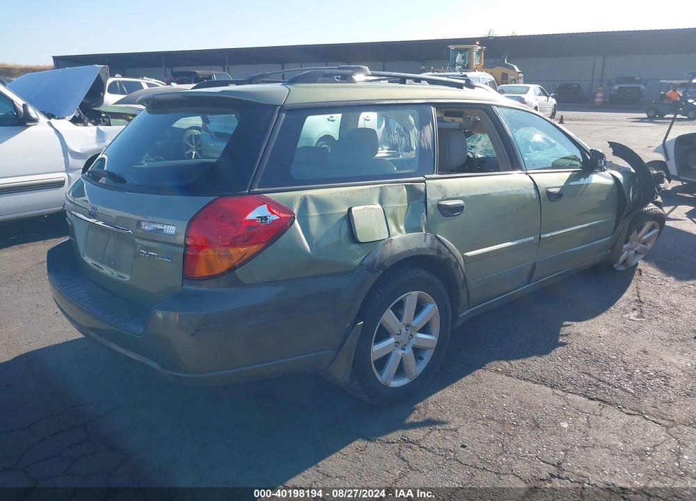 2006 SUBARU OUTBACK 2.5I VIN: 4S4BP61C567322810