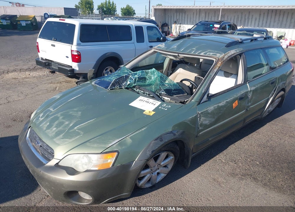 2006 SUBARU OUTBACK 2.5I VIN: 4S4BP61C567322810