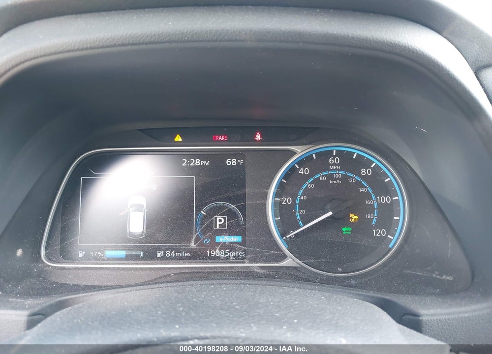 2022 NISSAN LEAF SV 40 KWH VIN: 1N4AZ1CVXNC552186