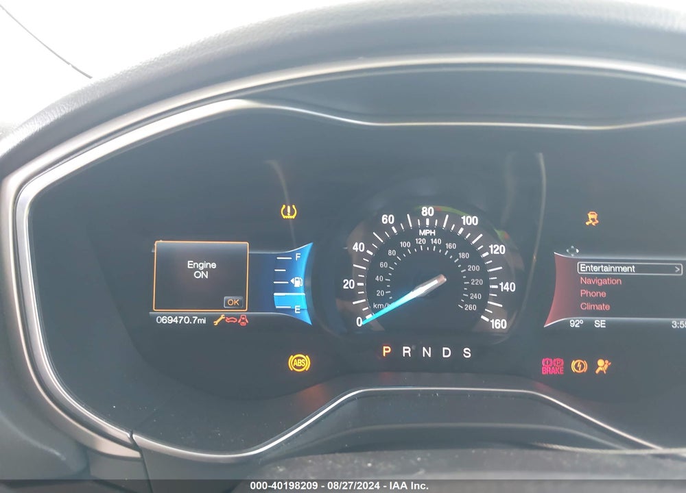 2016 FORD FUSION SE VIN: 3FA6P0H73GR130281
