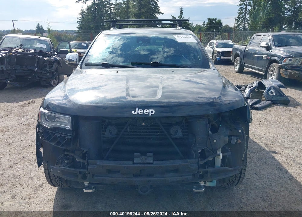 2014 JEEP GRAND CHEROKEE OVERLAND VIN: 1C4RJFCG4EC196465