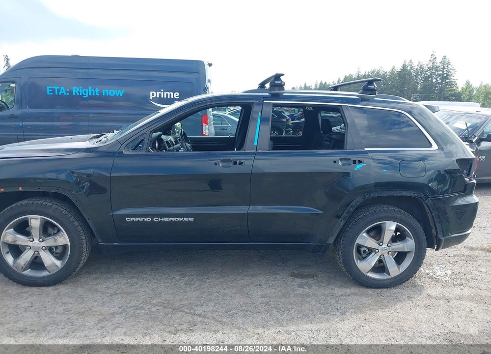 2014 JEEP GRAND CHEROKEE OVERLAND VIN: 1C4RJFCG4EC196465
