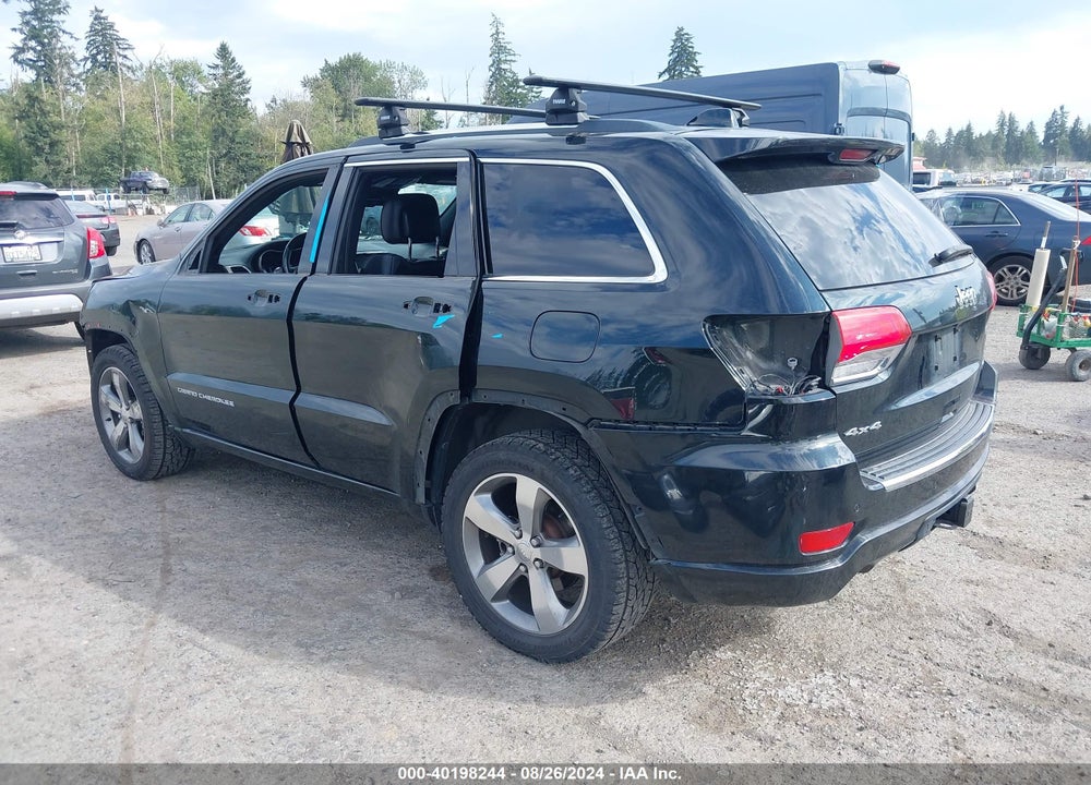 2014 JEEP GRAND CHEROKEE OVERLAND VIN: 1C4RJFCG4EC196465