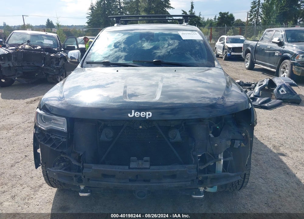 2014 JEEP GRAND CHEROKEE OVERLAND VIN: 1C4RJFCG4EC196465