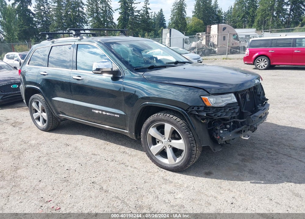 2014 JEEP GRAND CHEROKEE OVERLAND VIN: 1C4RJFCG4EC196465