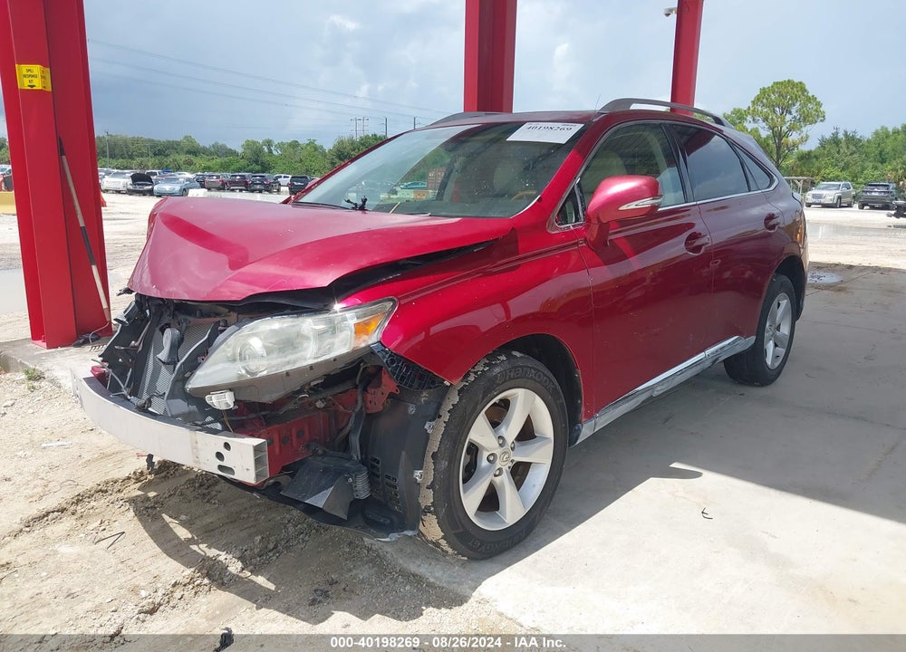 2010 LEXUS RX 350 VIN: 2T2BK1BA6AC062939