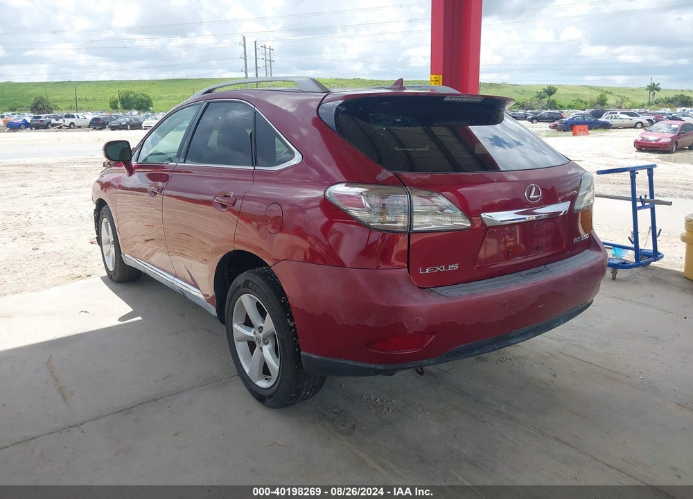2010 LEXUS RX 350 VIN: 2T2BK1BA6AC062939
