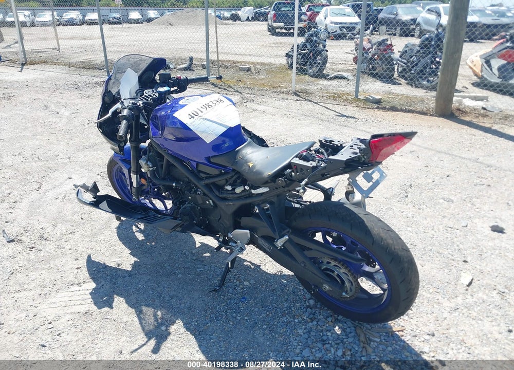 2024 YAMAHA YZFR3 A VIN: MH3RH18Y6RK014004