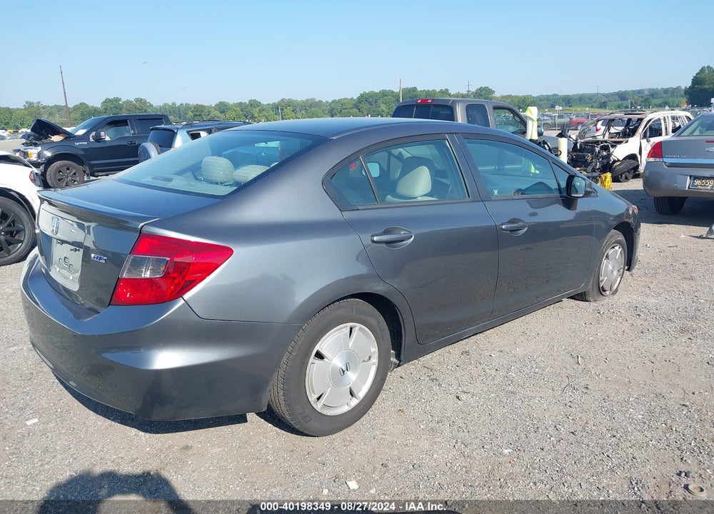 2012 HONDA CIVIC HF VIN: 2HGFB2F66CH522032