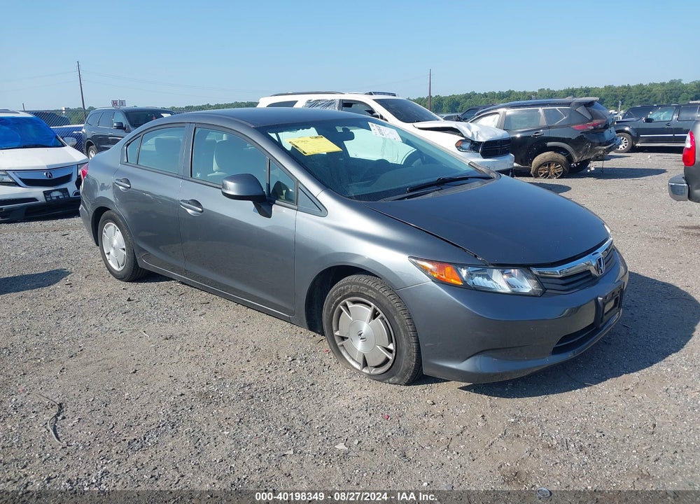 2012 HONDA CIVIC HF VIN: 2HGFB2F66CH522032