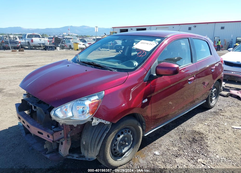 2019 MITSUBISHI MIRAGE RF VIN: ML32A3HJ8KH008200