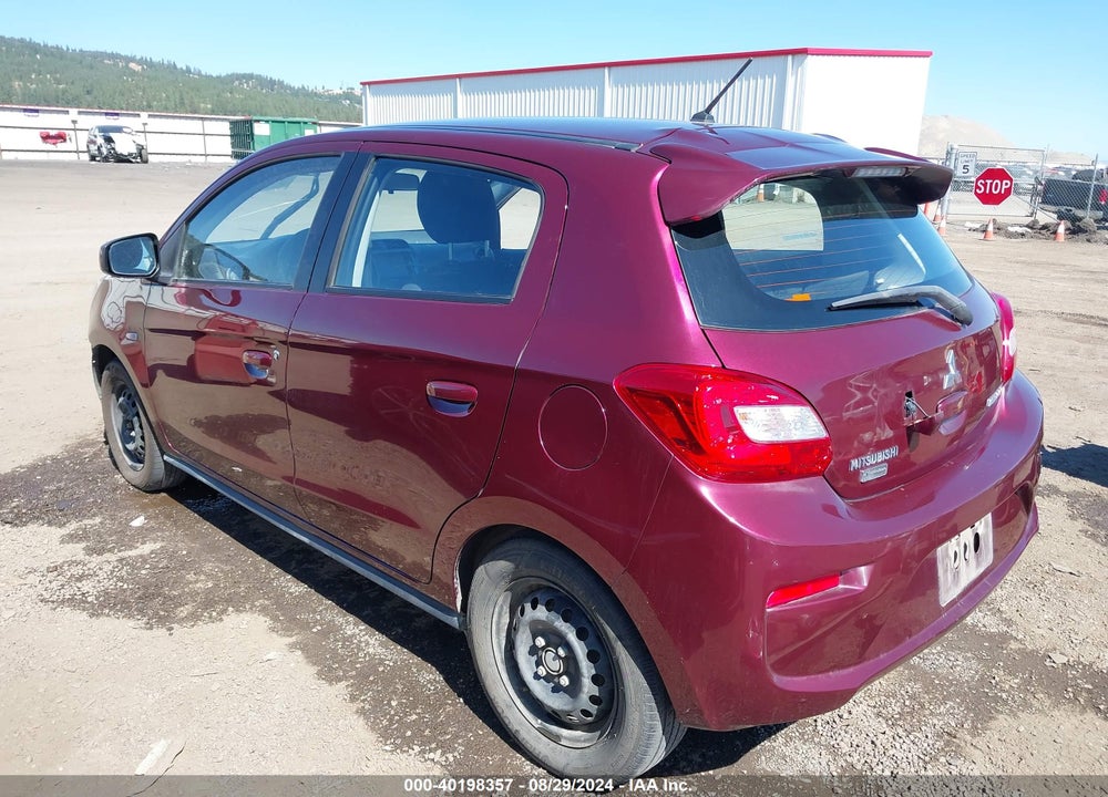 2019 MITSUBISHI MIRAGE RF VIN: ML32A3HJ8KH008200