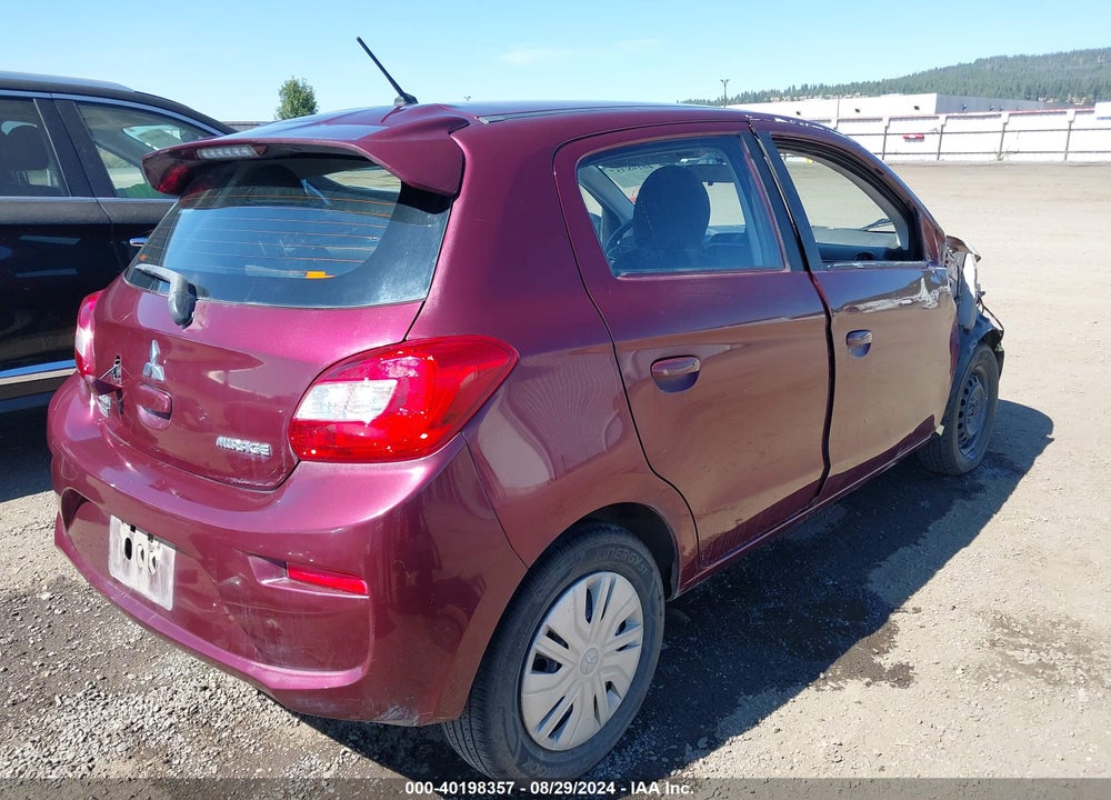 2019 MITSUBISHI MIRAGE RF VIN: ML32A3HJ8KH008200