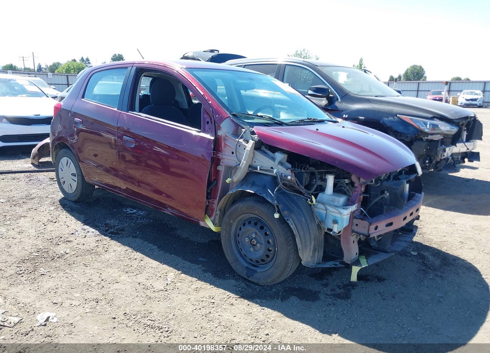 2019 MITSUBISHI MIRAGE RF VIN: ML32A3HJ8KH008200