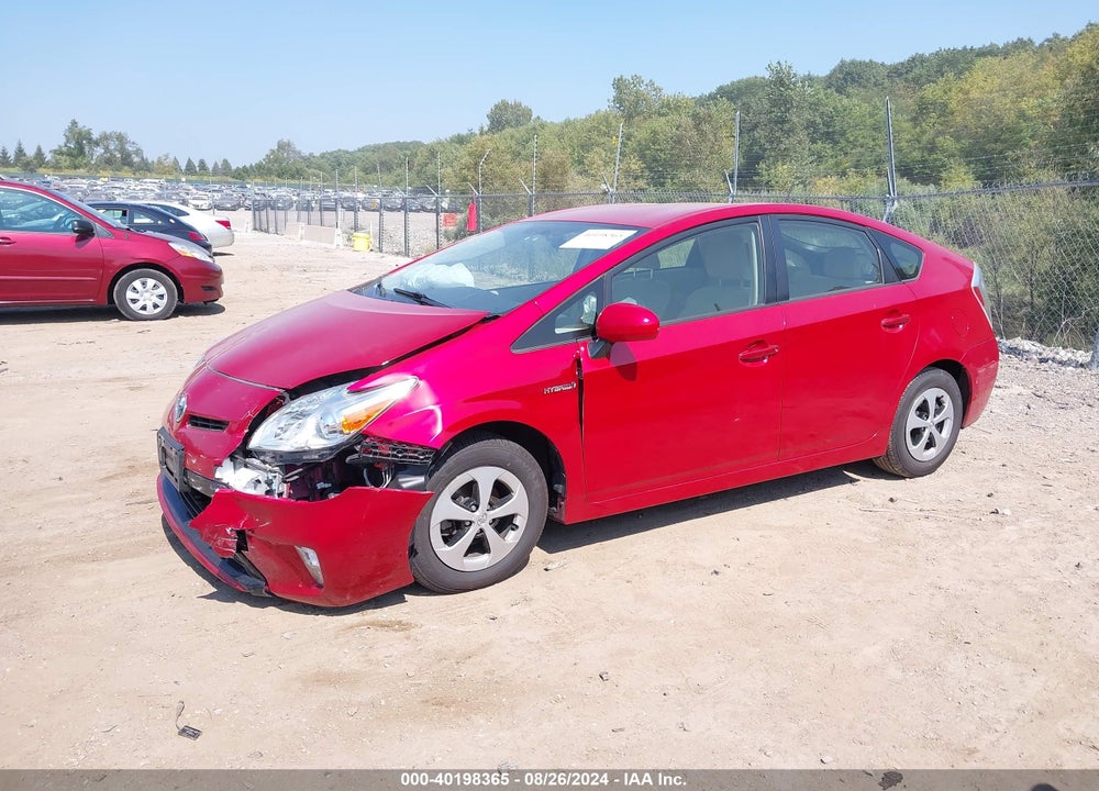2013 TOYOTA PRIUS TWO VIN: JTDKN3DU9D0356526