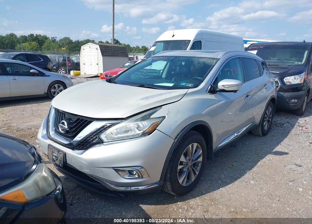2015 NISSAN MURANO SL VIN: 5N1AZ2MH2FN284115