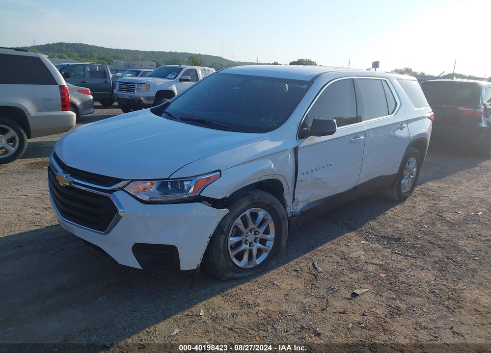 2020 CHEVROLET TRAVERSE FWD LS VIN: 1GNERFKW2LJ145613