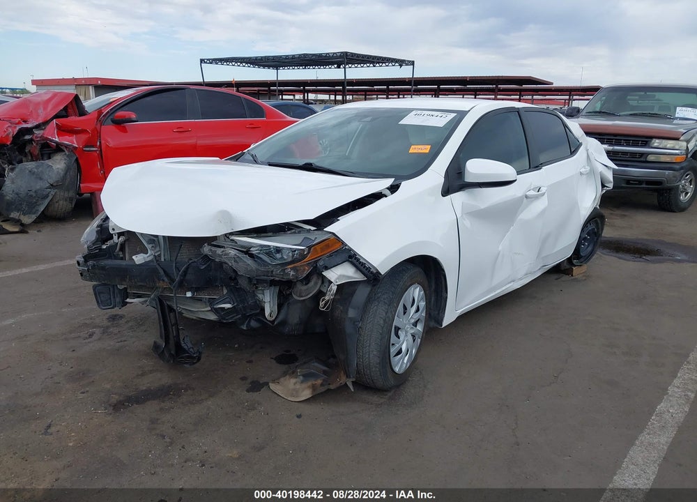 2019 TOYOTA COROLLA LE VIN: 2T1BURHE7KC180085