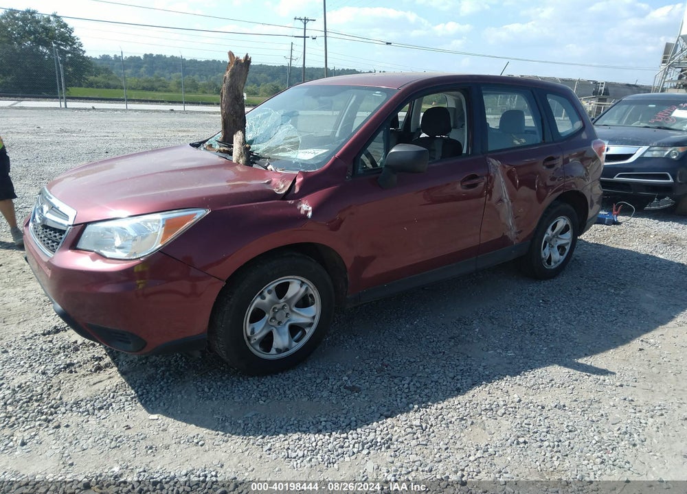 2015 SUBARU FORESTER 2.5I VIN: JF2SJAAC6FH829008