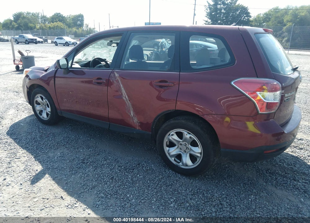 2015 SUBARU FORESTER 2.5I VIN: JF2SJAAC6FH829008
