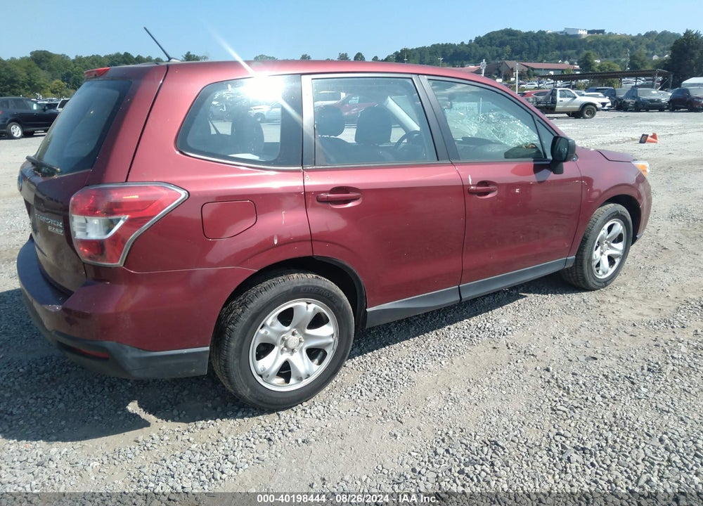 2015 SUBARU FORESTER 2.5I VIN: JF2SJAAC6FH829008