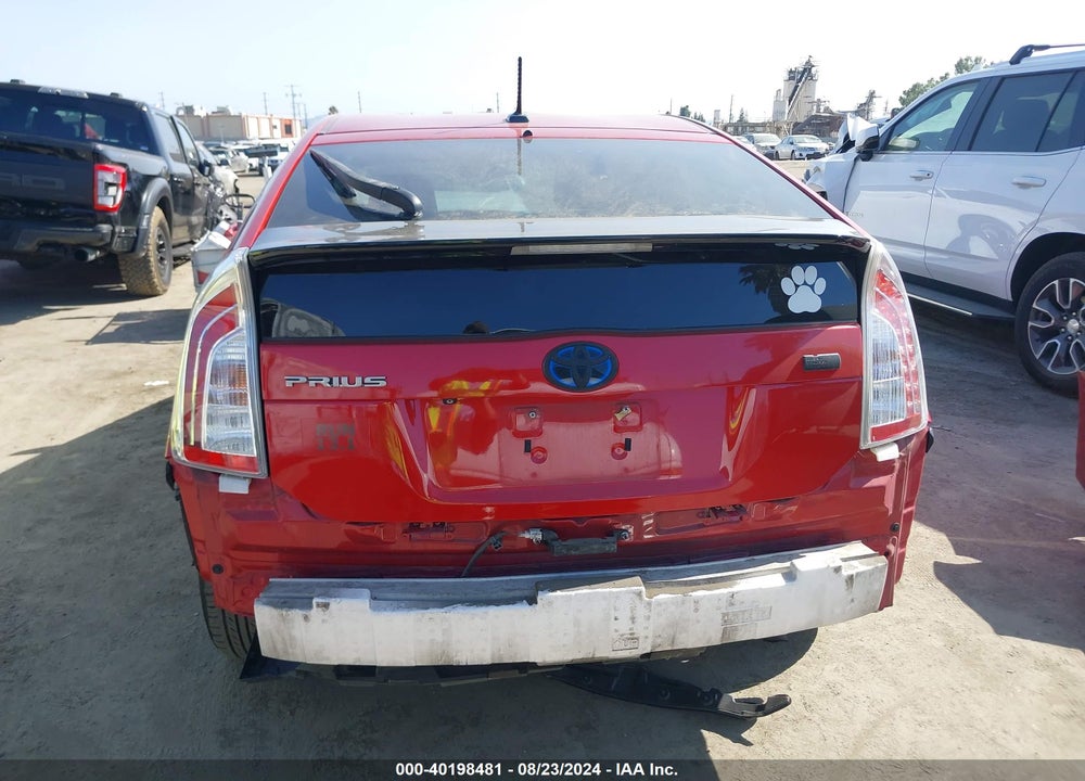 2013 TOYOTA PRIUS THREE VIN: JTDKN3DU1D0343995