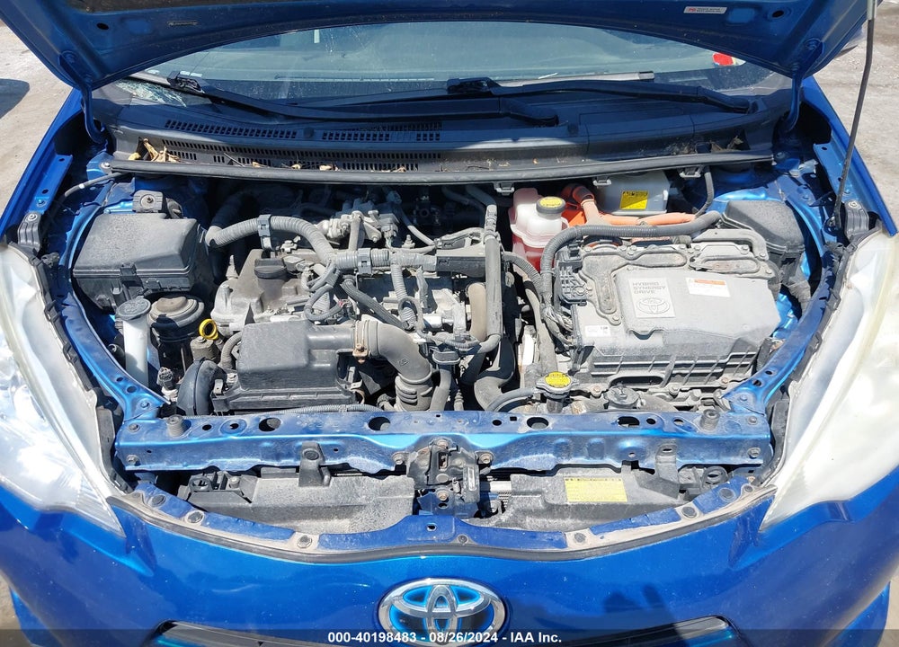 2013 TOYOTA PRIUS C TWO VIN: JTDKDTB39D1031866